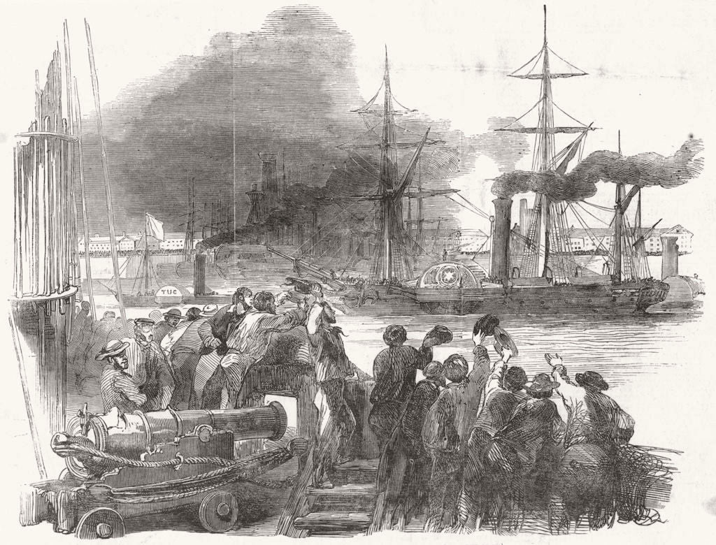 SHIPS. Departure of the